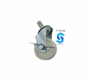2″ CASTER WHEEL | WITH BUTTERFLY LOCK – SCREW