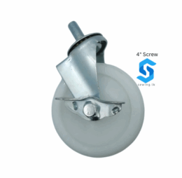 4″ CASTER WHEEL | WITH BUTTERFLY LOCK – SCREW