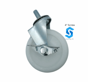 4″ CASTER WHEEL | WITH BUTTERFLY LOCK – SCREW