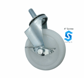 4″ CASTER WHEEL | WITH BUTTERFLY LOCK – SCREW