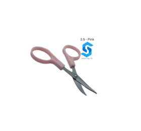 3.5 | PLASTIC HANDLE EMBROIDER SCISSOR – PINK