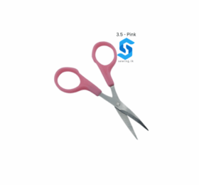 3.5″ | PLASTIC HANDLE EMBROIDER SCISSOR – PINK