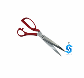 9″ | PLASTIC HANDLE TAILORING SCISSOR – RED