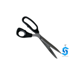 9″ | PLASTIC HANDLE SCISSOR – BLACK