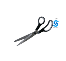 K20 | PLASTIC HANDLE SCISSOR – BLACK
