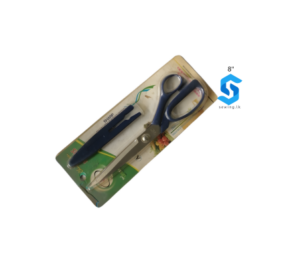 8″ | PLASTIC HANDLE SCISSOR – BLUE